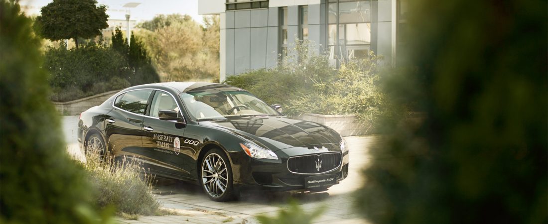 The Maserati, a bit of an editorial style